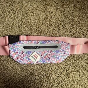 Floral Pink Belt Bag